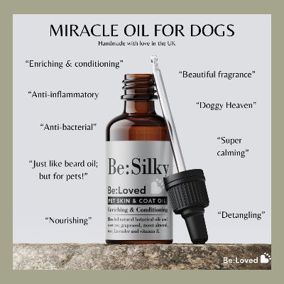 Be:Silky – Detangling, Fragrance And Massage Oil for Your Dog's Healthy Coat And Skin