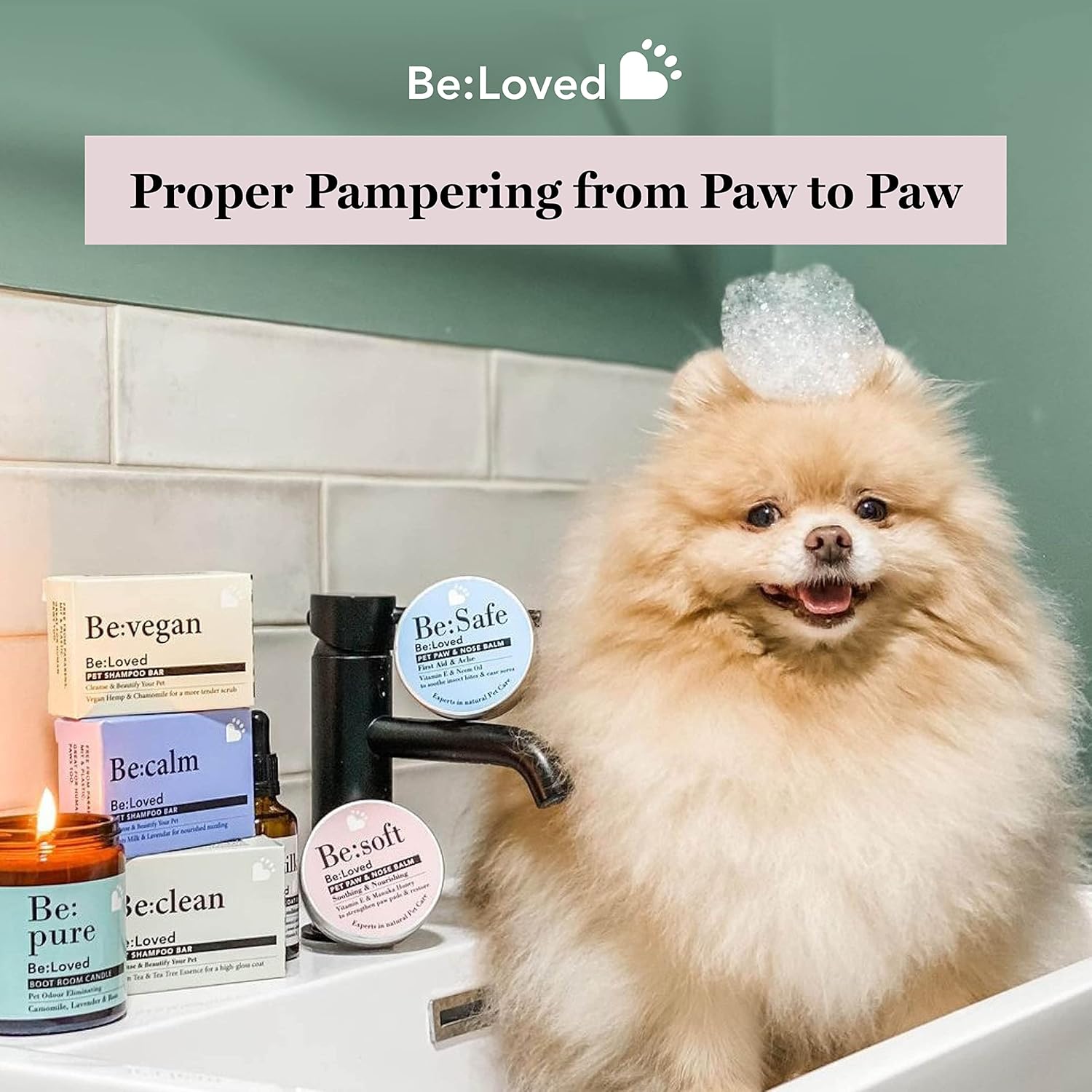 Be:Vegan – Hemp Natural Dog Shampoo Bar