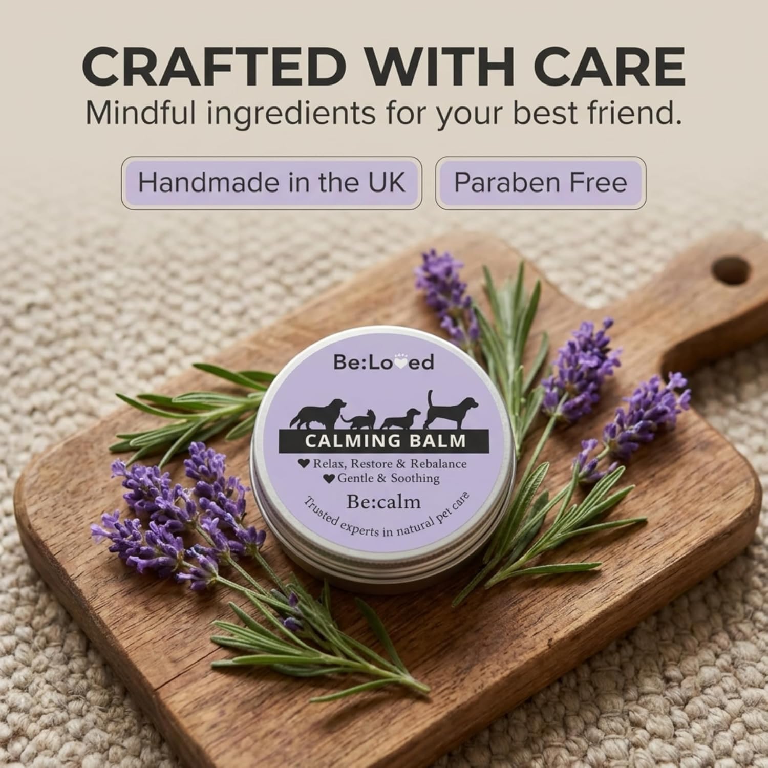 Be:Calm — Natural Calming Balm, Stress Support & Anxiety Relief for Dogs & Cats