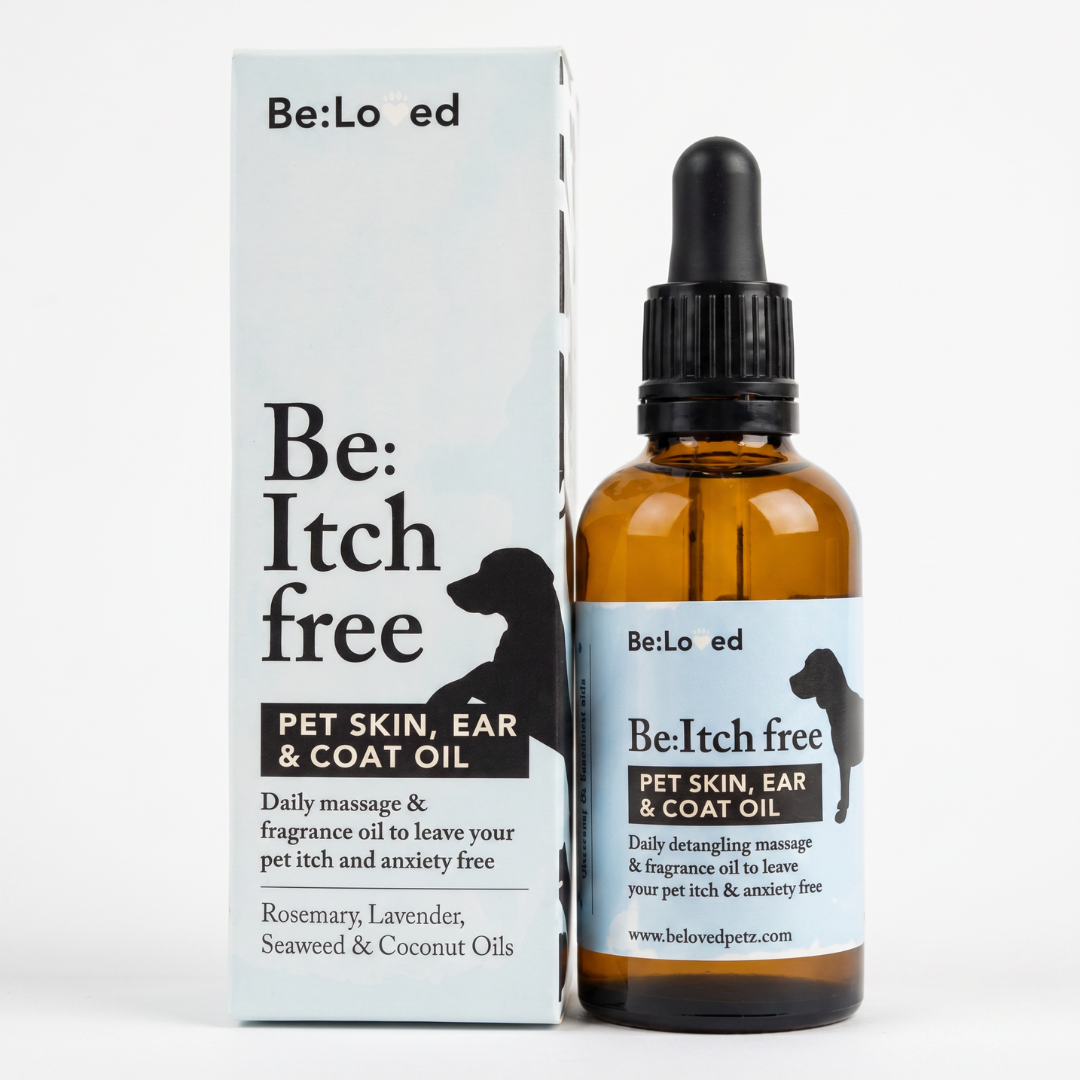 Be:Itch Free, Dog Coat And Skin Oil - Soothes and heals itches, detangles and is beautifully fragranced