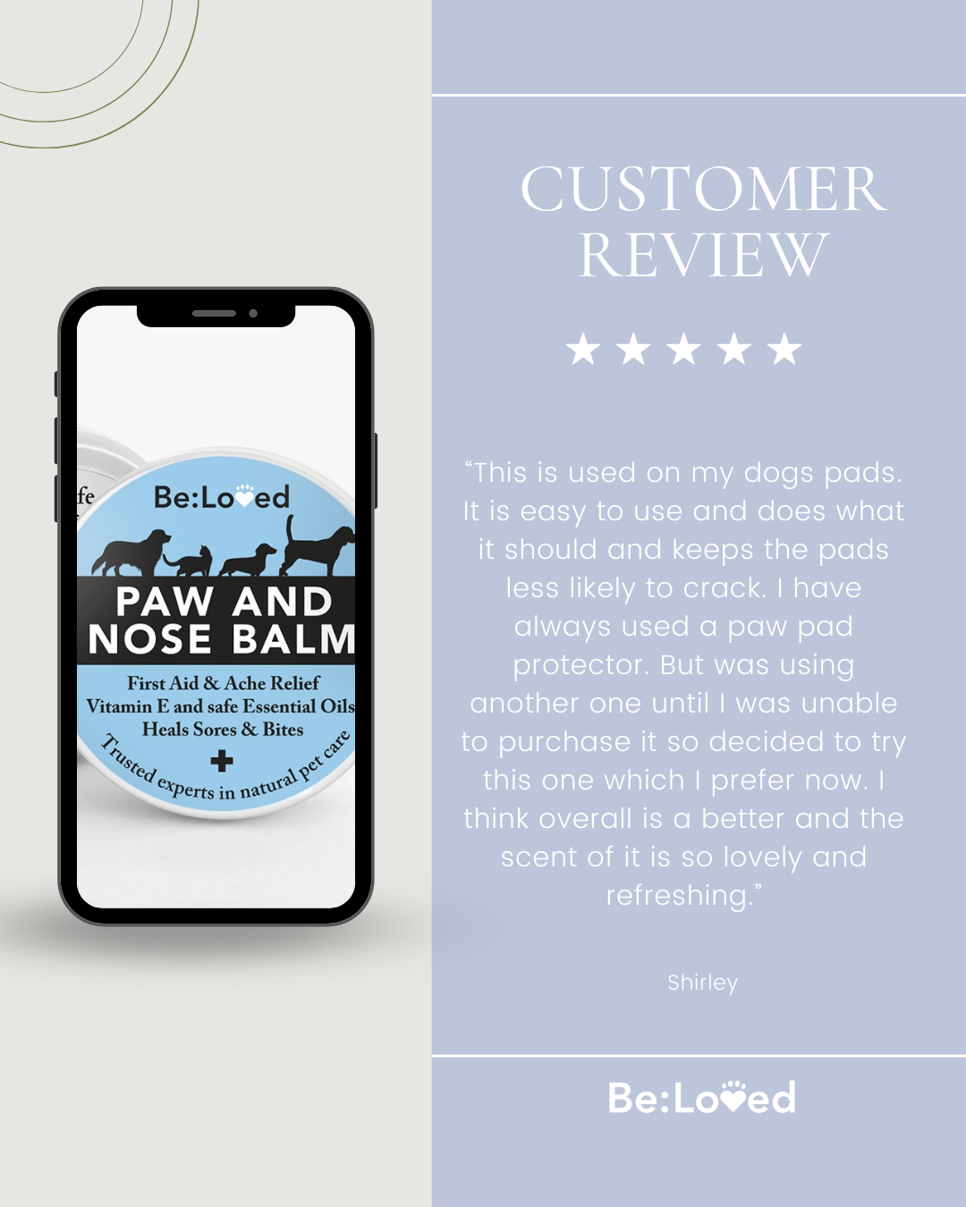 Be:Safe – First Aid Dog Nose & Dog Paw Balm, 60g · £12.99