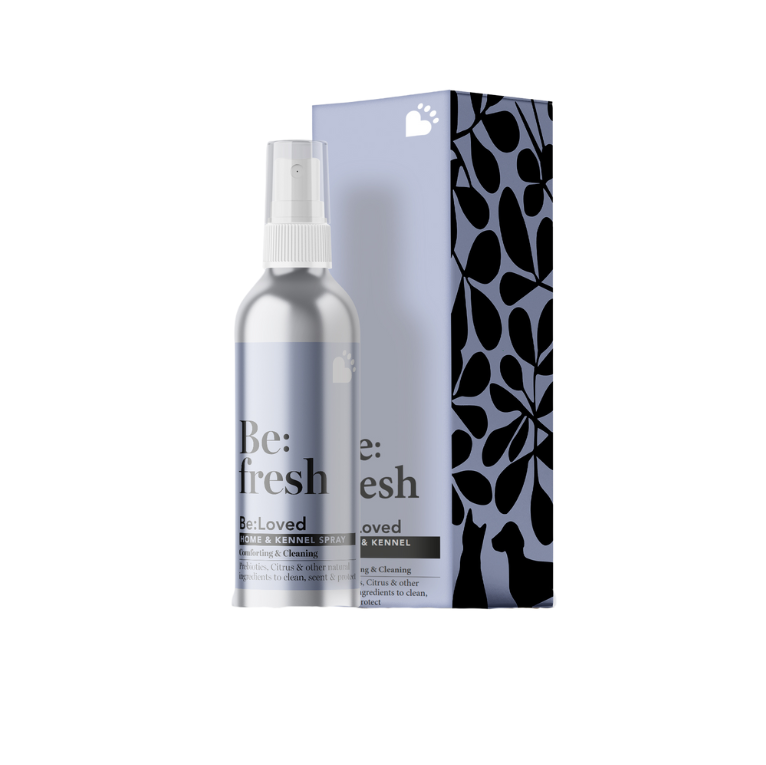 Be:Fresh Dog Kennel & Bedding Spray – Natural & Prebiotic