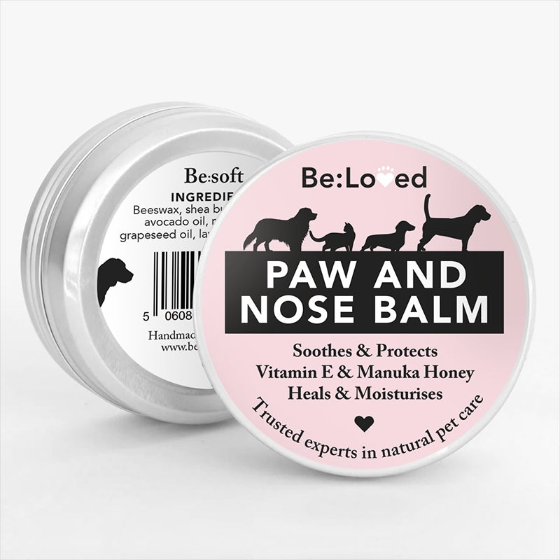 Be:Soft – Natural Dog Nose Balm & Dog Paw Balm - Moisturising & Soothing for cracked paws and noses