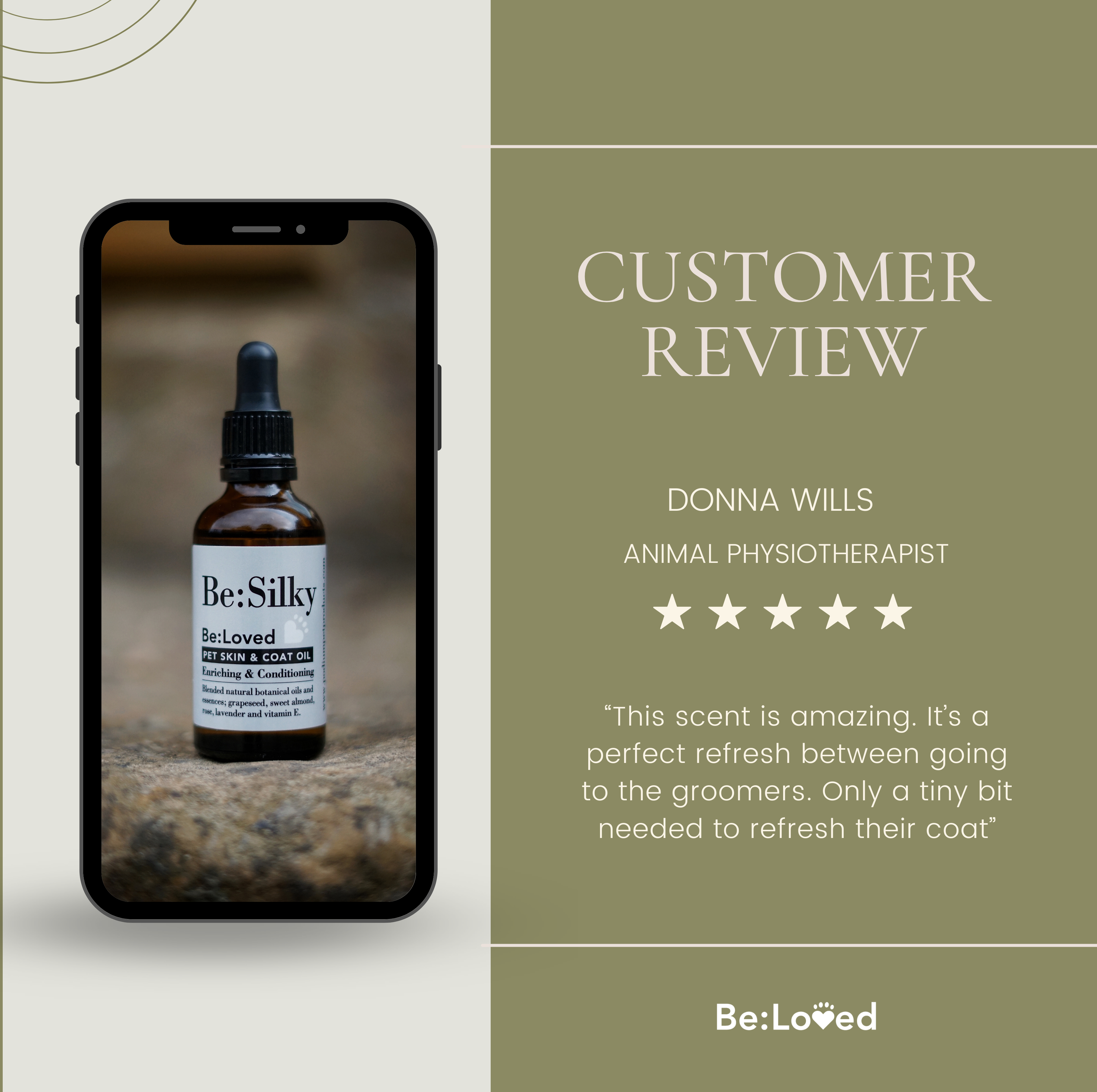 Be:Silky – Detangling, Fragrance And Massage Oil for Your Dog's Healthy Coat And Skin