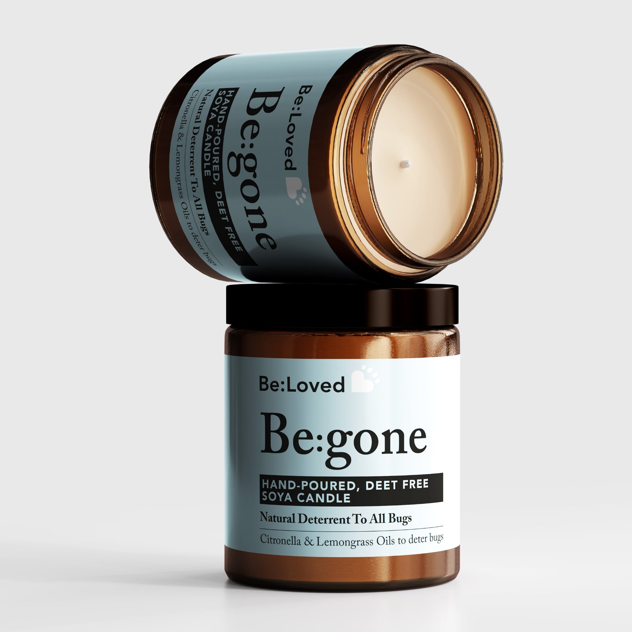 Be:Gone – Citronella & Lemongrass Bug Repellent Candle