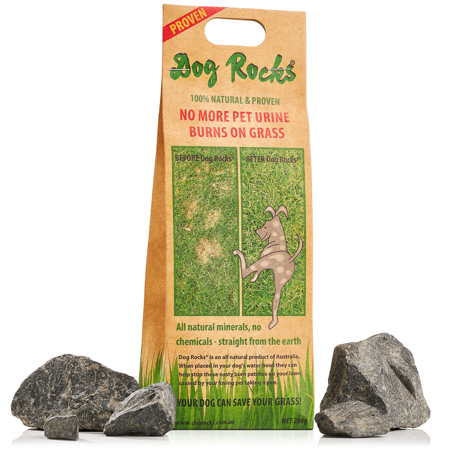 Dog Rocks - 6 months supply of Dog Rocks - 1.2lb of Dog Rocks (3 x 200g Dog Rocks Packs)