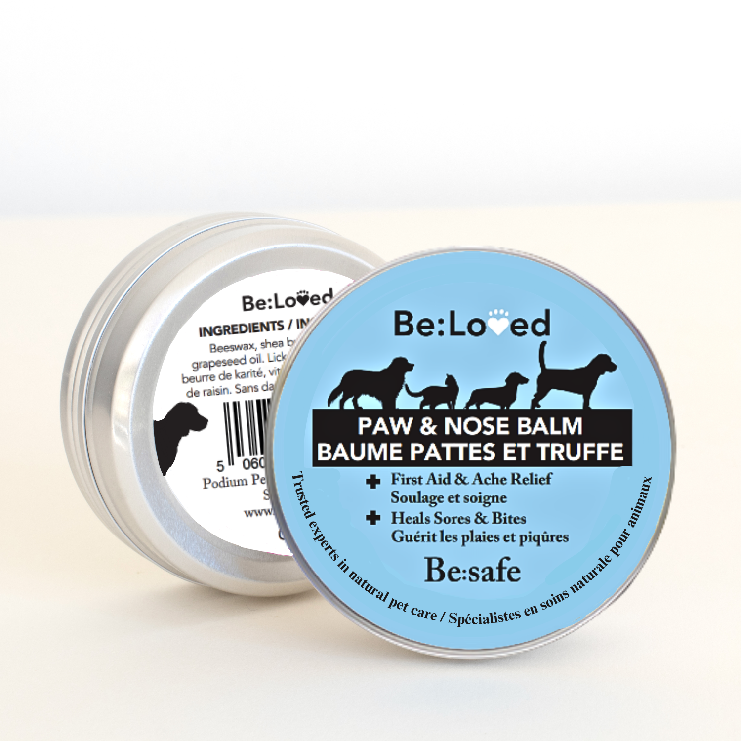 Be:Safe – First Aid Dog Nose & Dog Paw Balm