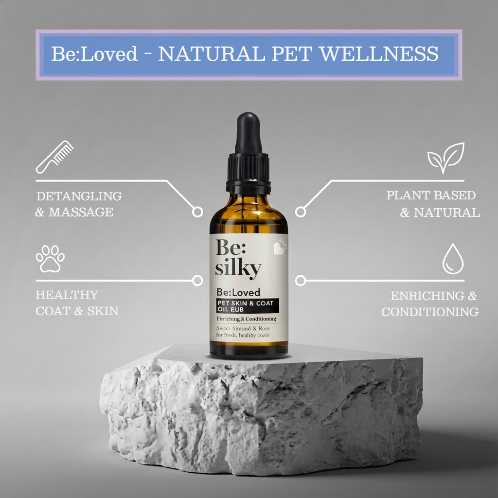 Be:Silky – Detangling, Fragrance And Massage Oil for Your Dog's Healthy Coat And Skin