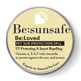 Be:sunsafe pet sun protection packaging. 