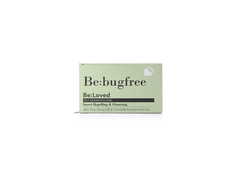Be:bugfree pet shampoo bar packaging
